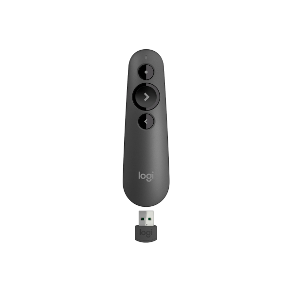 Logitech R 500 Wireless Presenter - Graphite